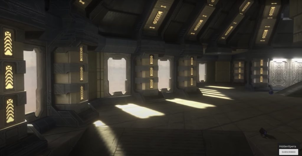 Classic Halo 3 Forerunner Hallway Design 