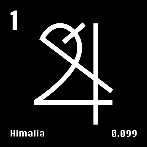 Astronomical Symbol of Jupiter's moon Himalia