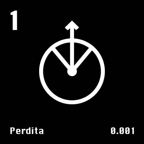 Astronomical Symbol of Uranus' moon Perdita