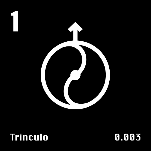Astronomical Symbol of Uranus' moon Trinculo