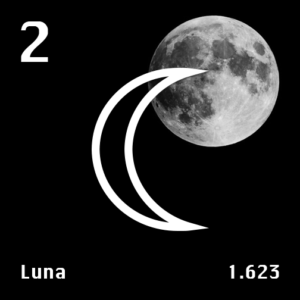 Astronomical Symbol of The Moon